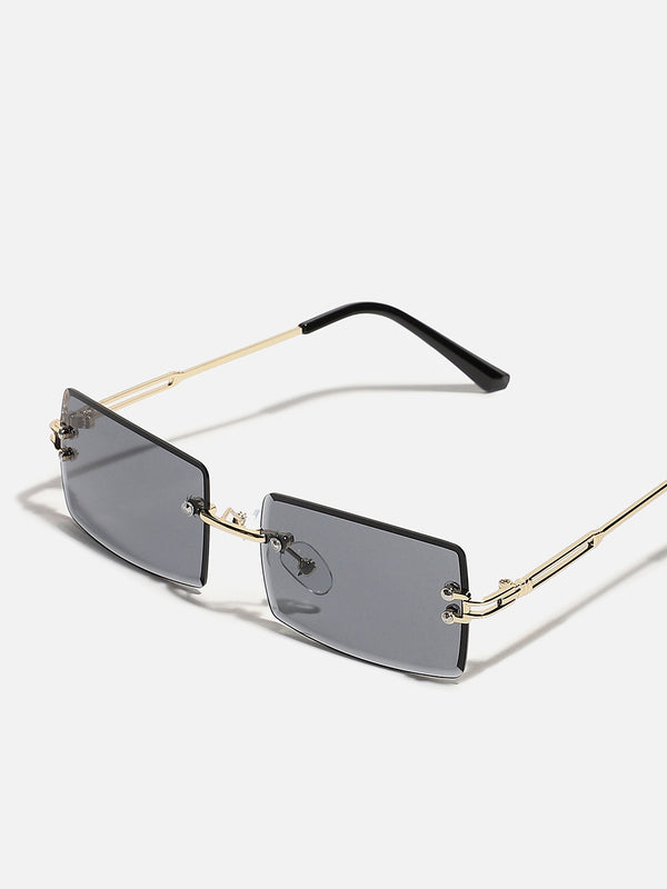 BLACK RECTANGULAR SUNGLASS