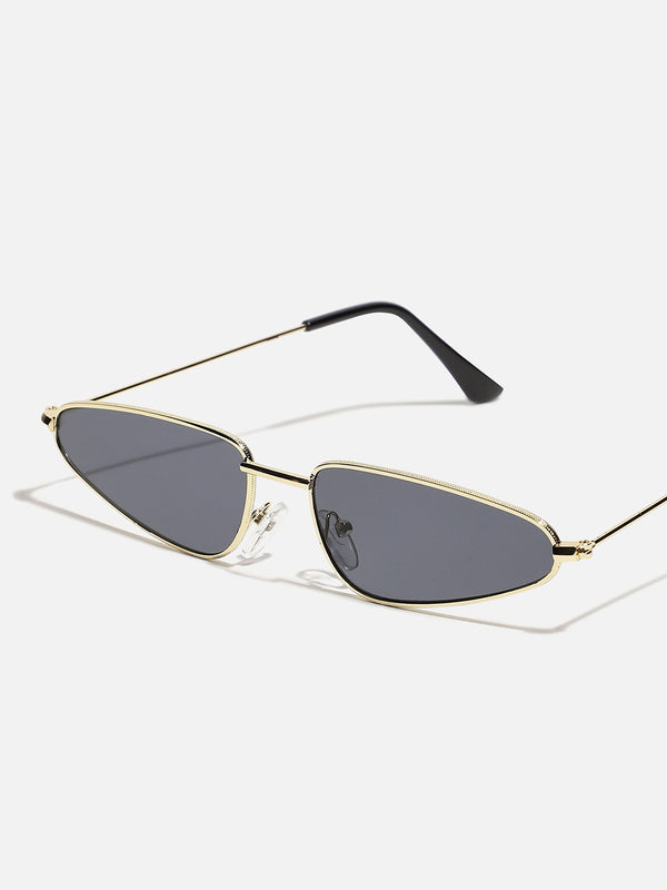 HAUTE SAUCE BLACK FRAME RETRO SUNGLASSES
