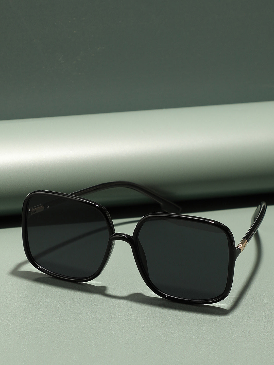 Black Rectangular Sunglass