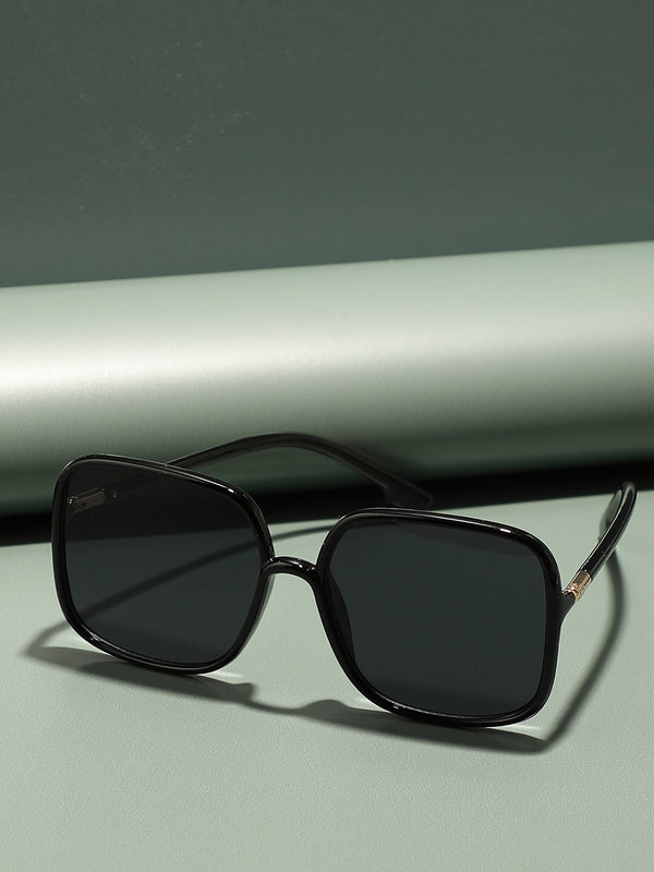 Black Rectangular Sunglass