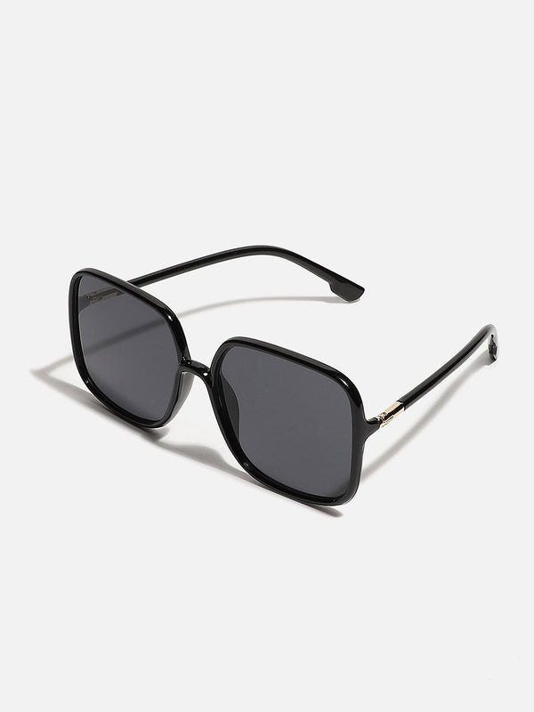 Black Rectangular Sunglass