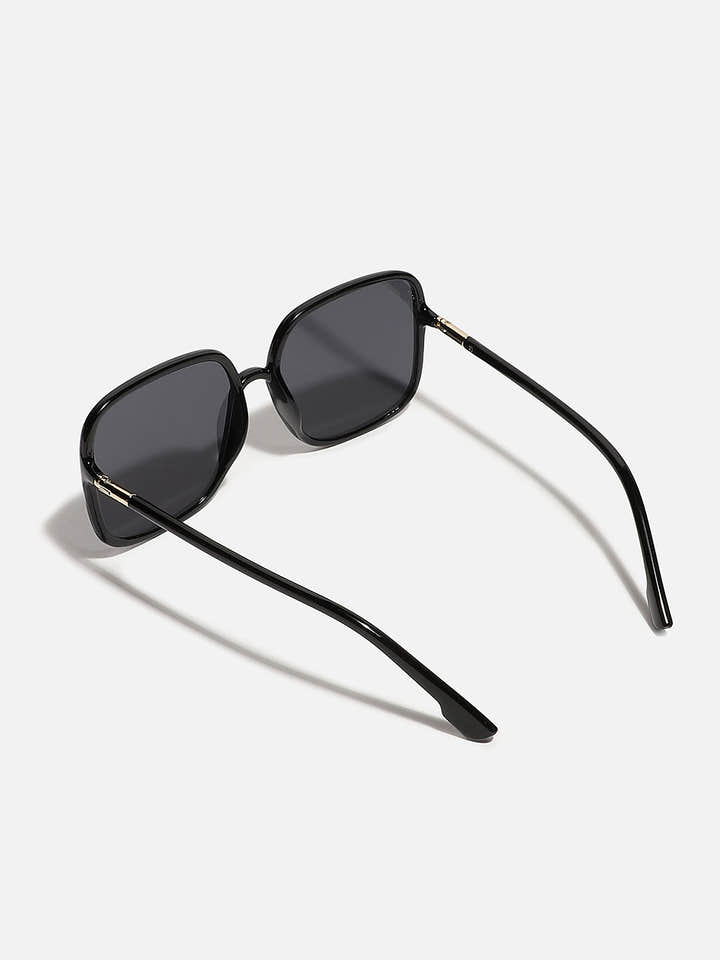 Black Rectangular Sunglass