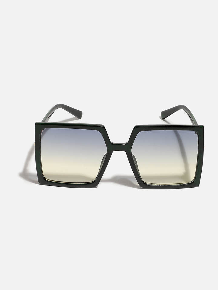 Black Rectangular Sunglass