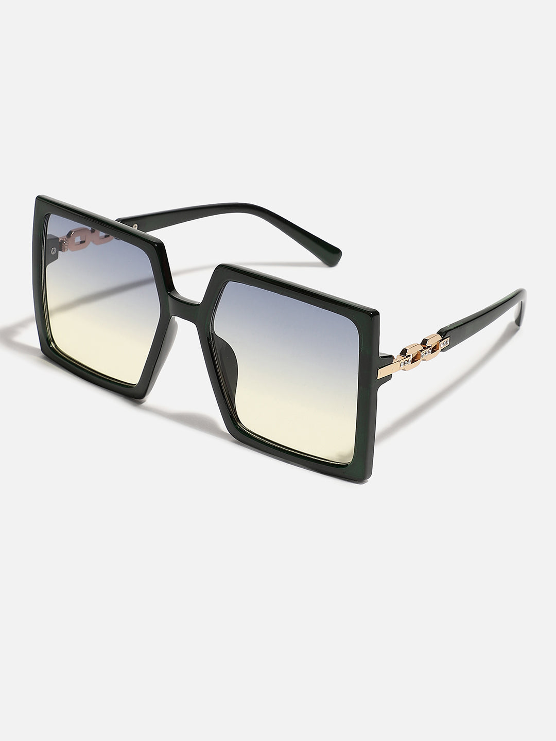 Black Rectangular Sunglass