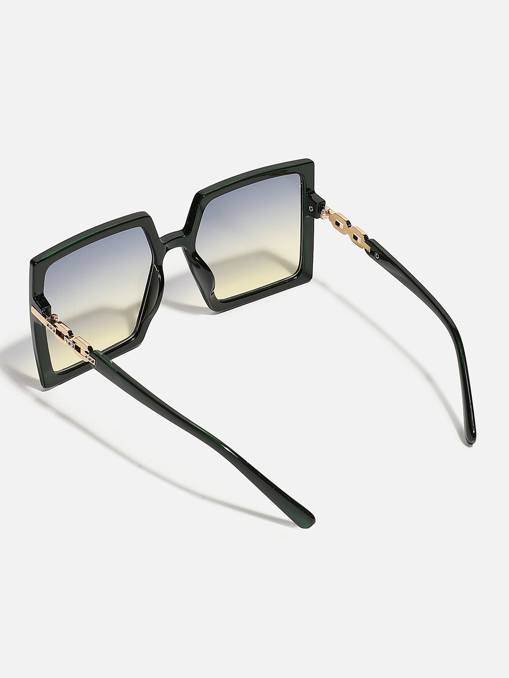 Black Rectangular Sunglass