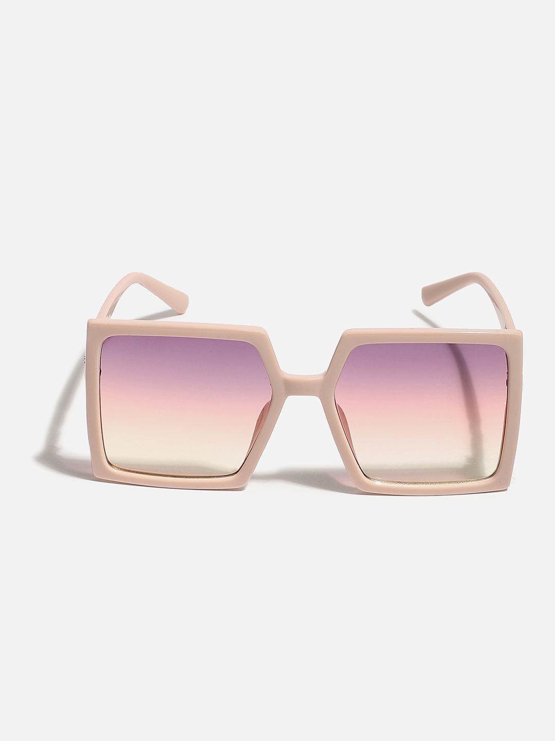 Pink Rectangular Sunglass