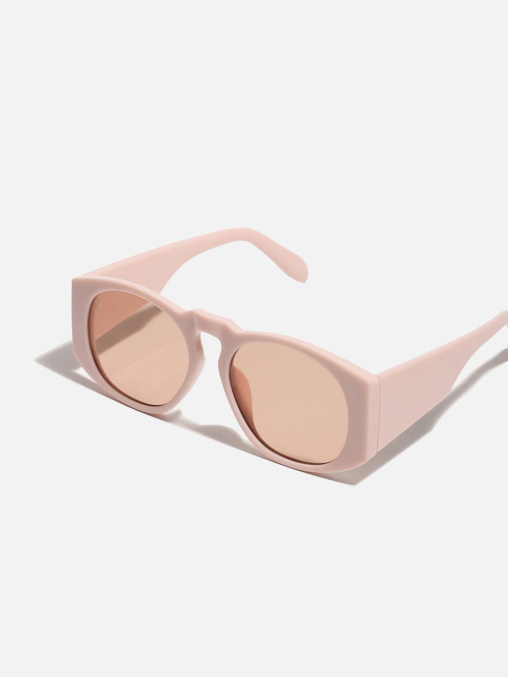PINK FRAME RETRO SUNGLASS