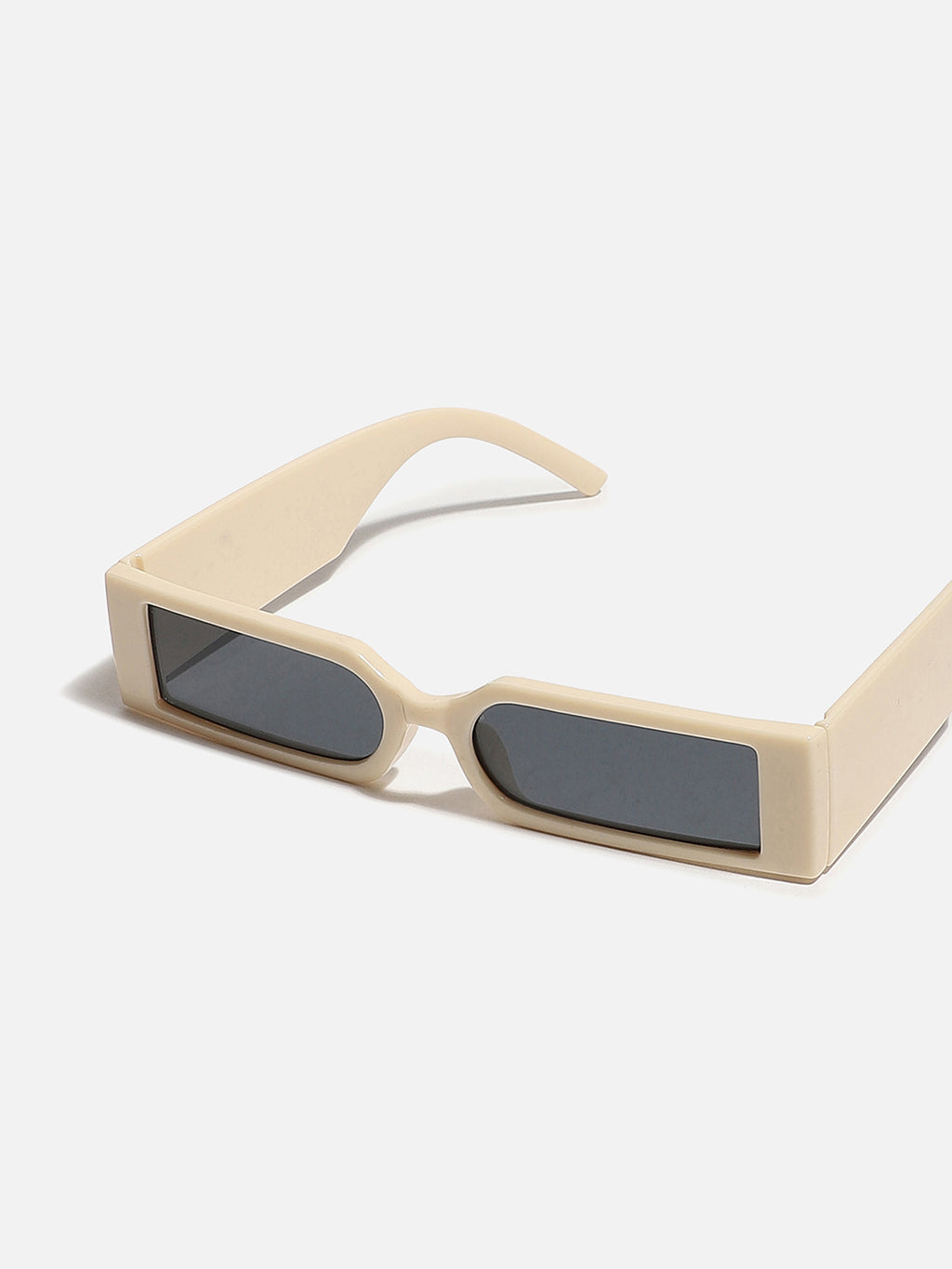 BEIGE RECTANGULAR SUNGLASS