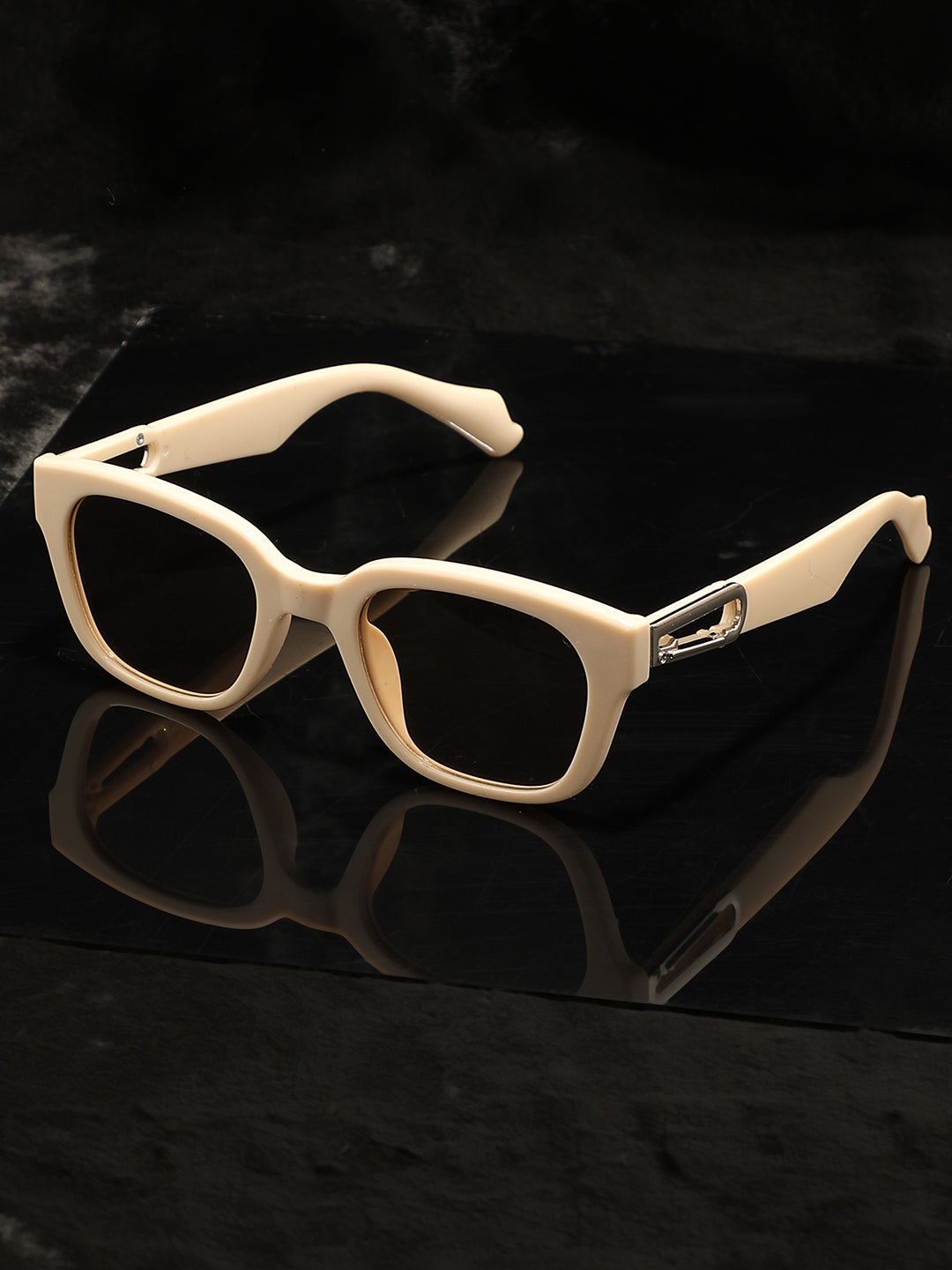 Beige Wayfarer Sunglass