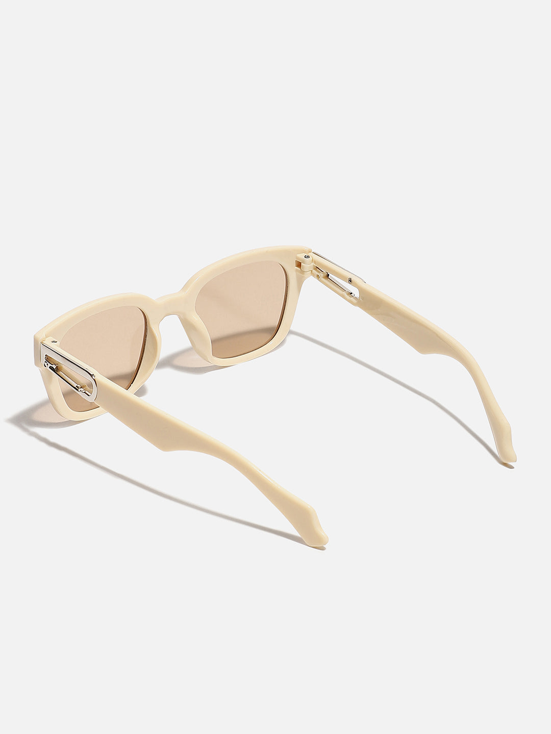 Beige Wayfarer Sunglass