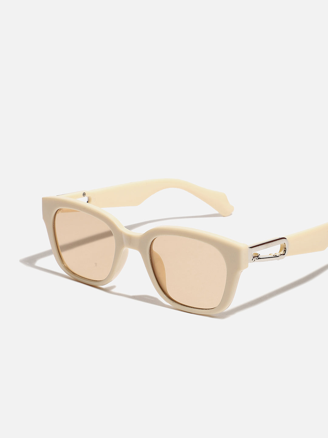 BEIGE WAYFARER SUNGLASS