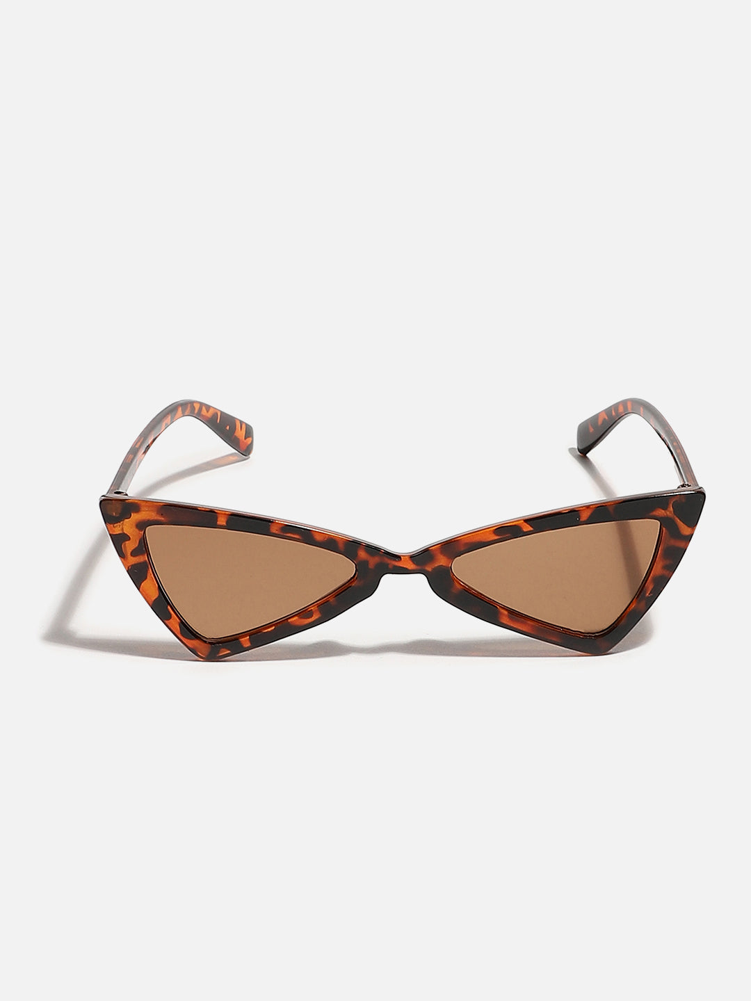 Animal Print Brown Tinted Lens Cat Eye Sunglass