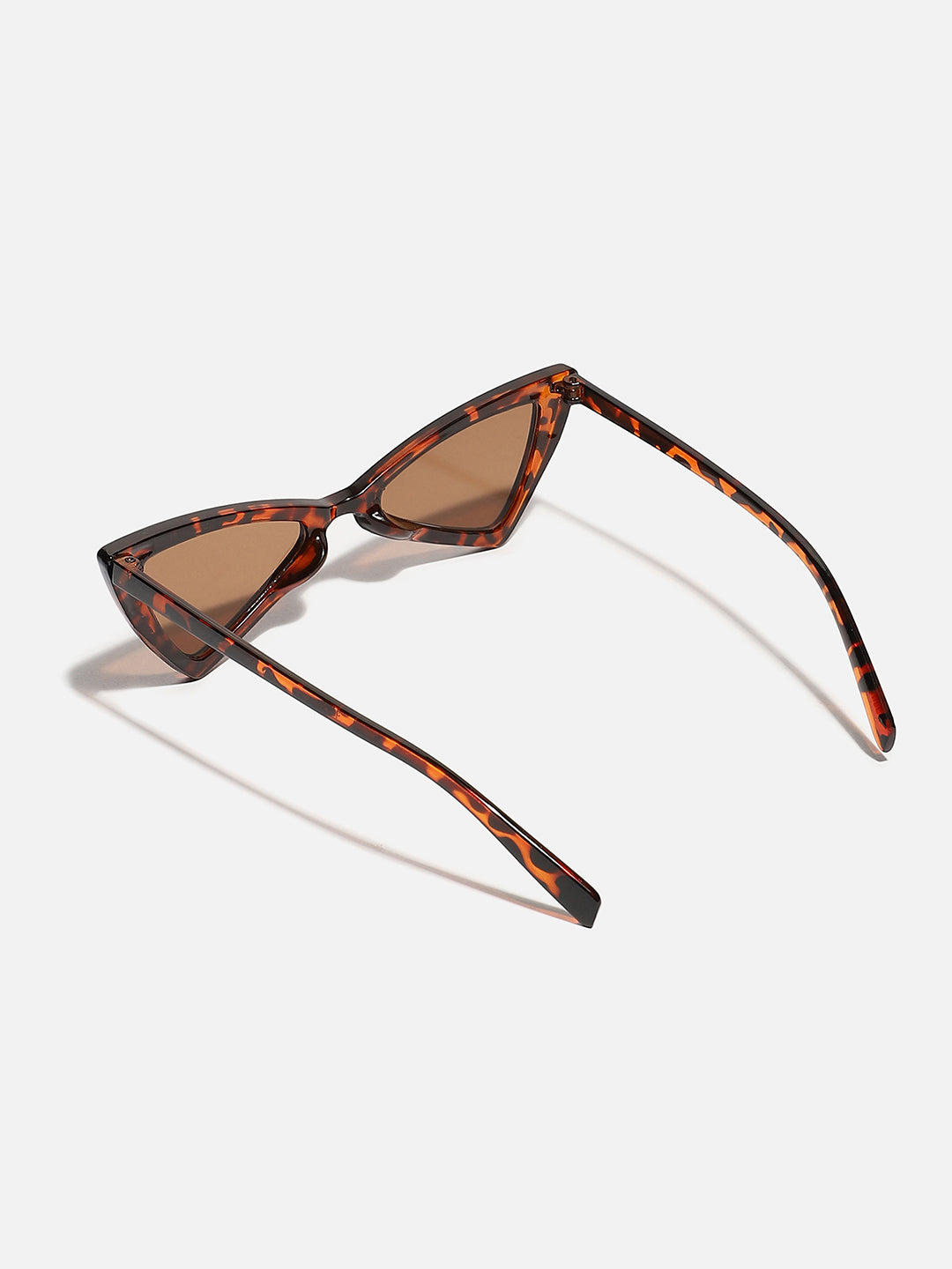 Animal Print Brown Tinted Lens Cat Eye Sunglass