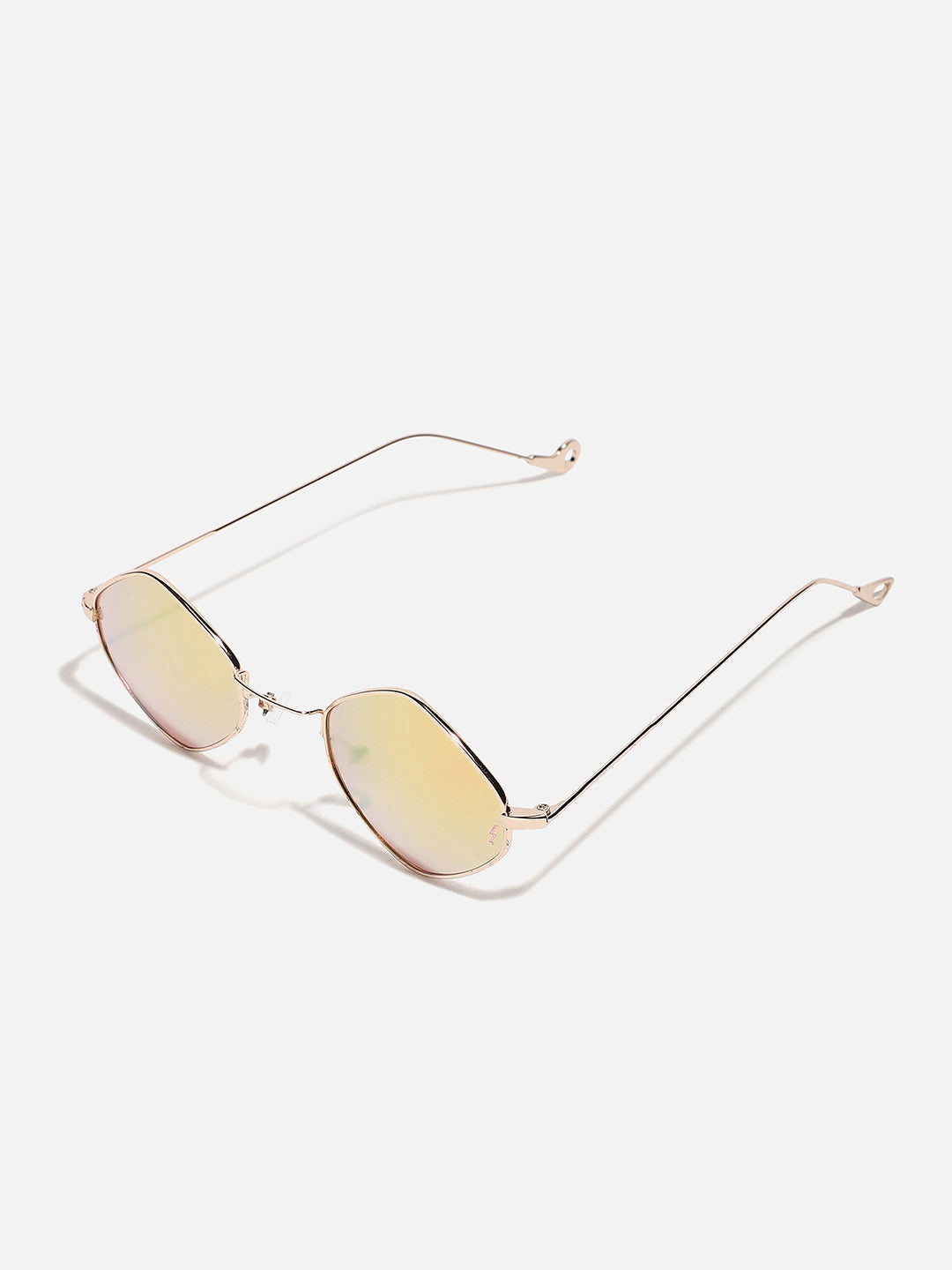 Gold Round Sunglass