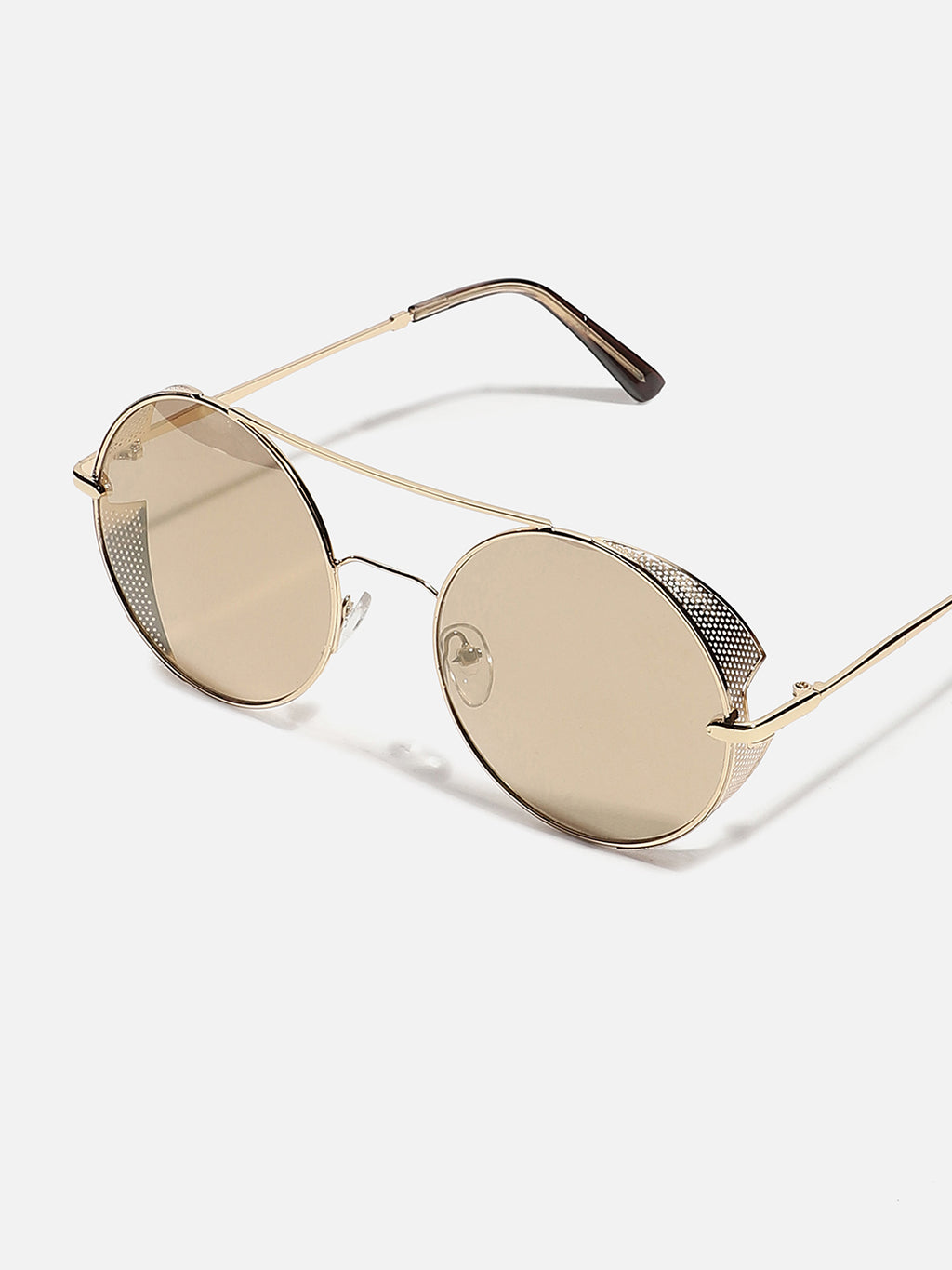 GOLD ROUND SUNGLASS