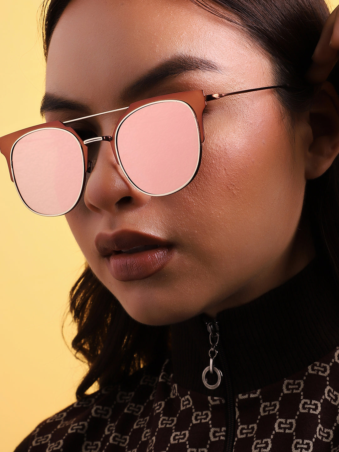 Pink Wayfarer Sunglass