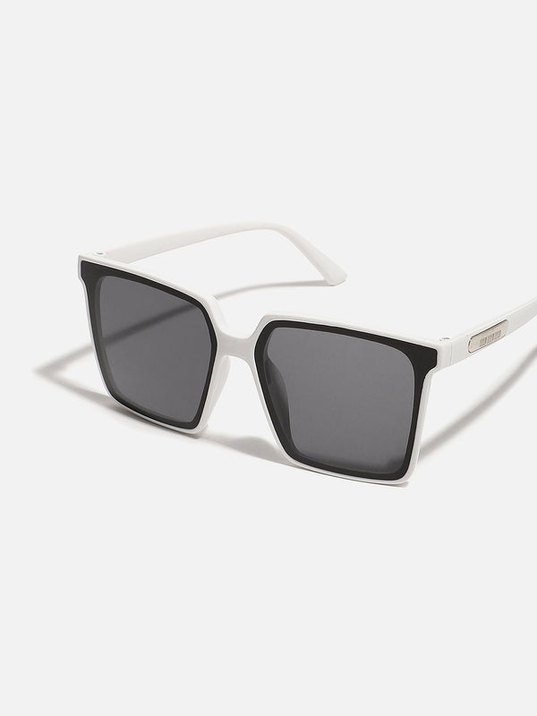 WOMEN BLACK LENS OVERSIZED SUNGLASS