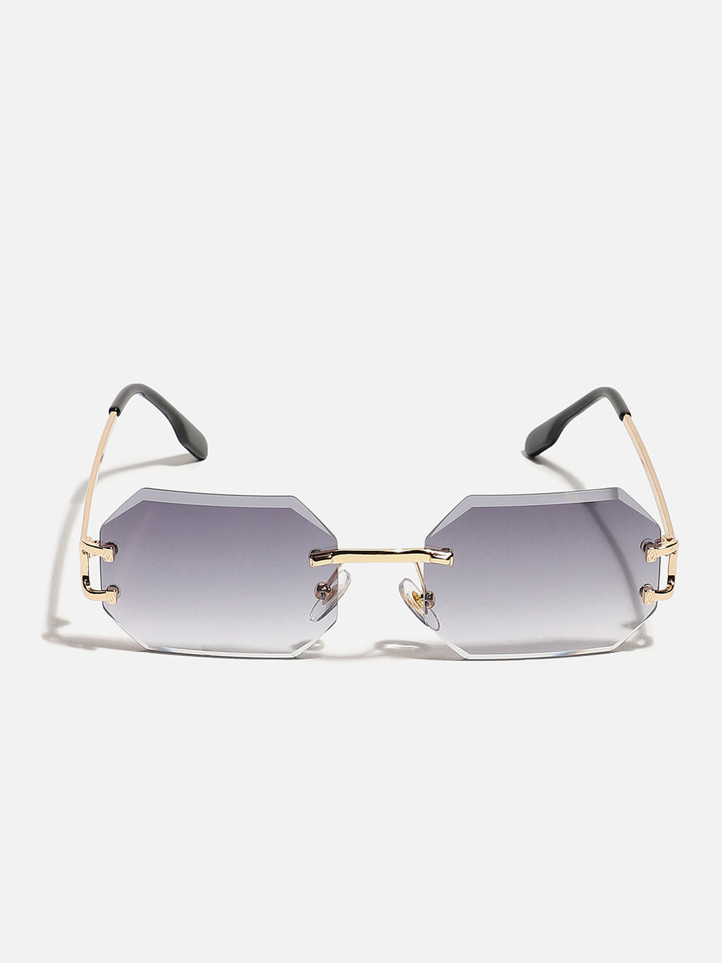 Black Rectangular Sunglass