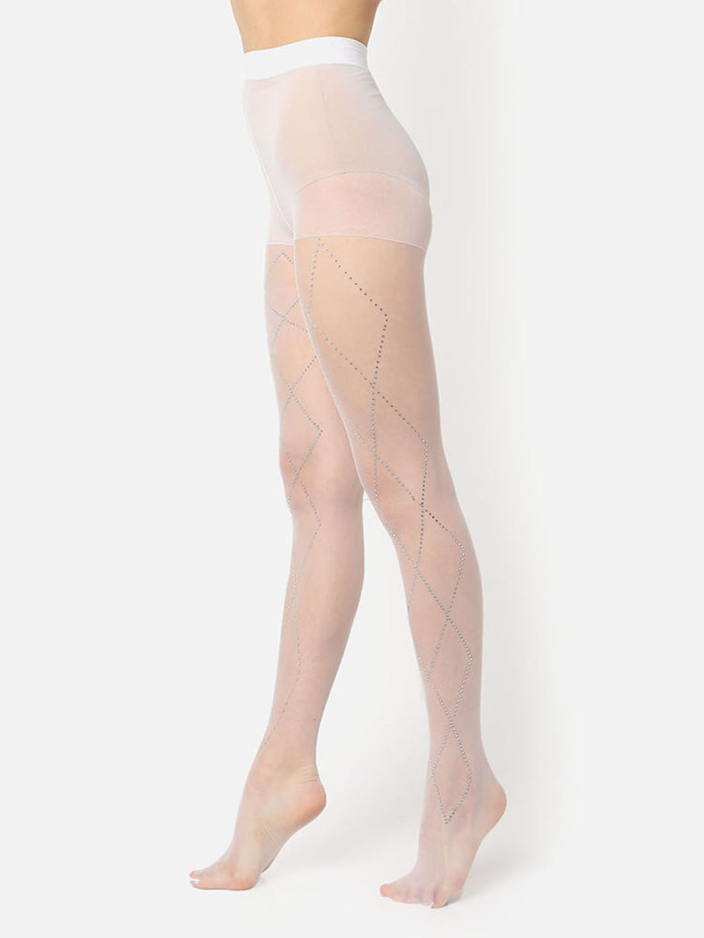 Sheer Under Cover Embellished Stockings