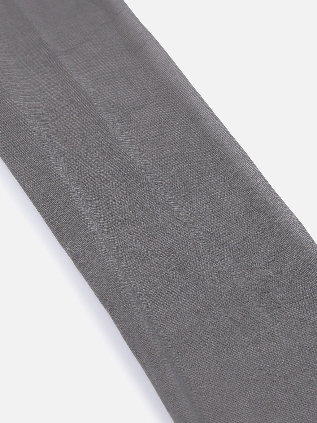 Grey Solid Knee High Stockings