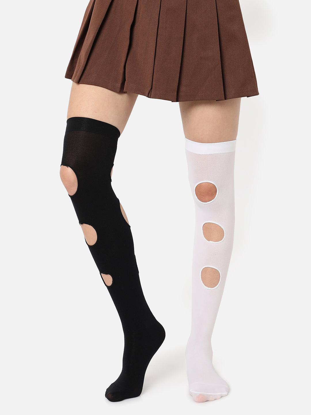 Cut Out Thigh High Stockings