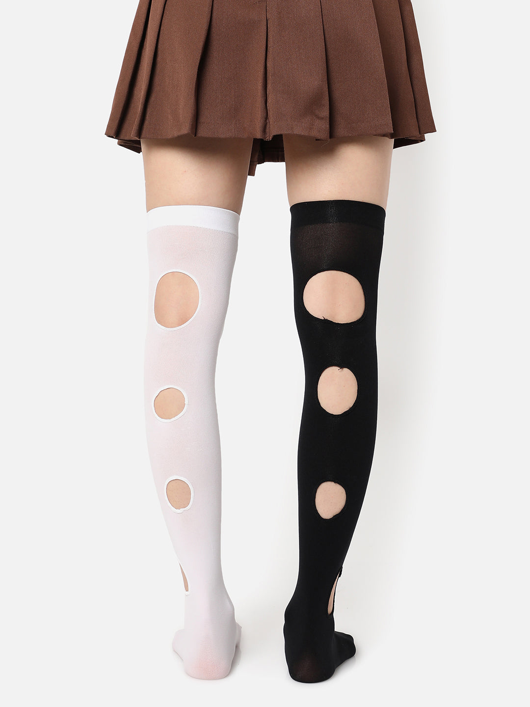 Cut Out Thigh High Stockings