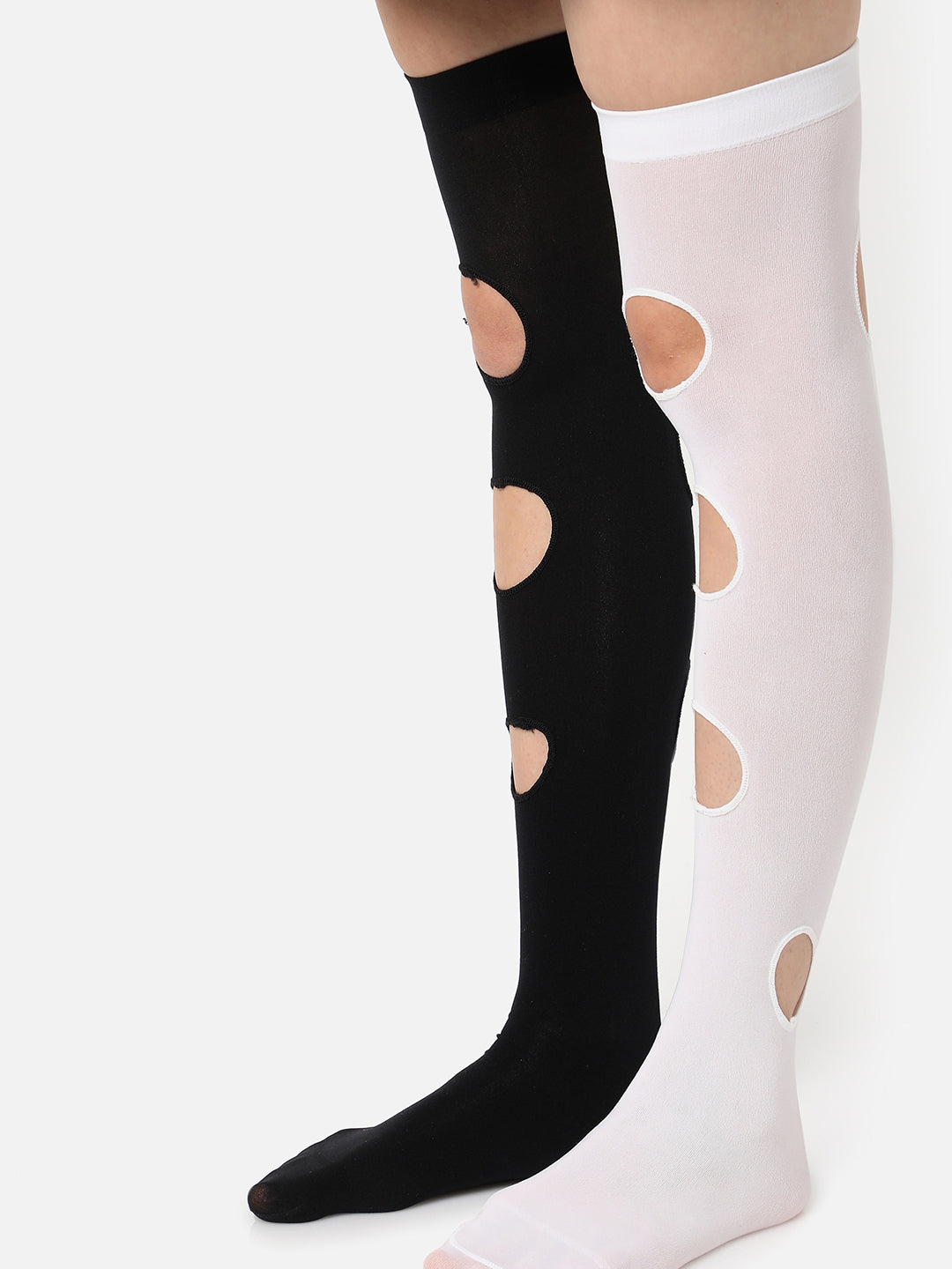 Cut Out Thigh High Stockings