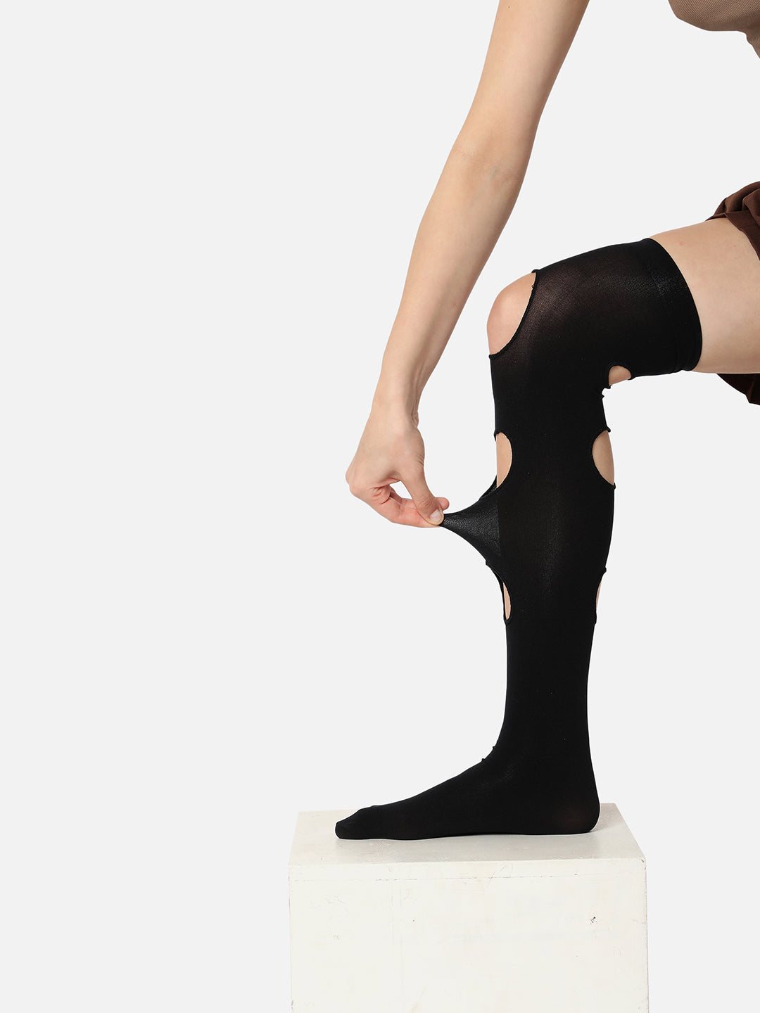 Cut Out Thigh High Stockings