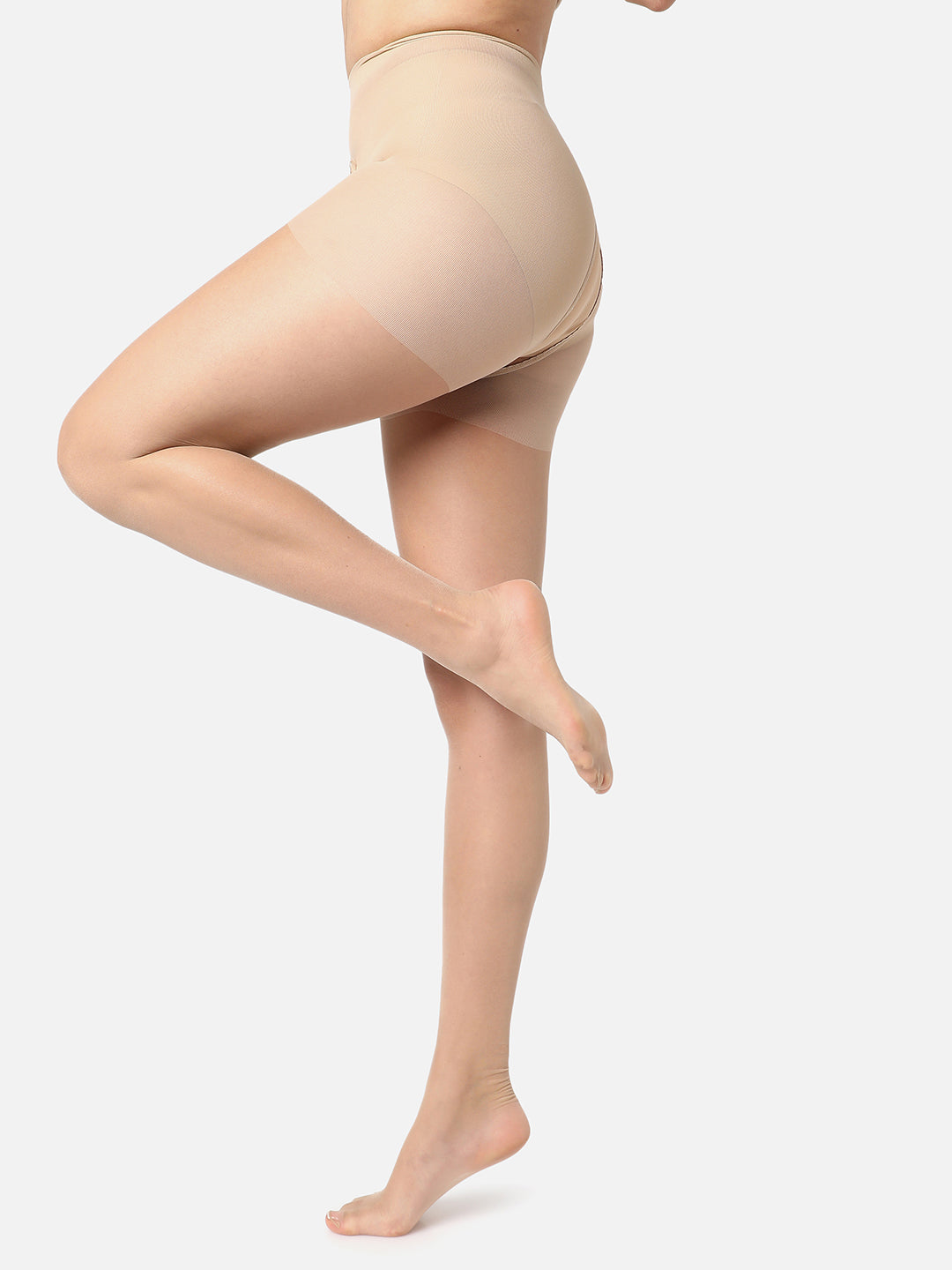 Nude Solid Sheer Stockings