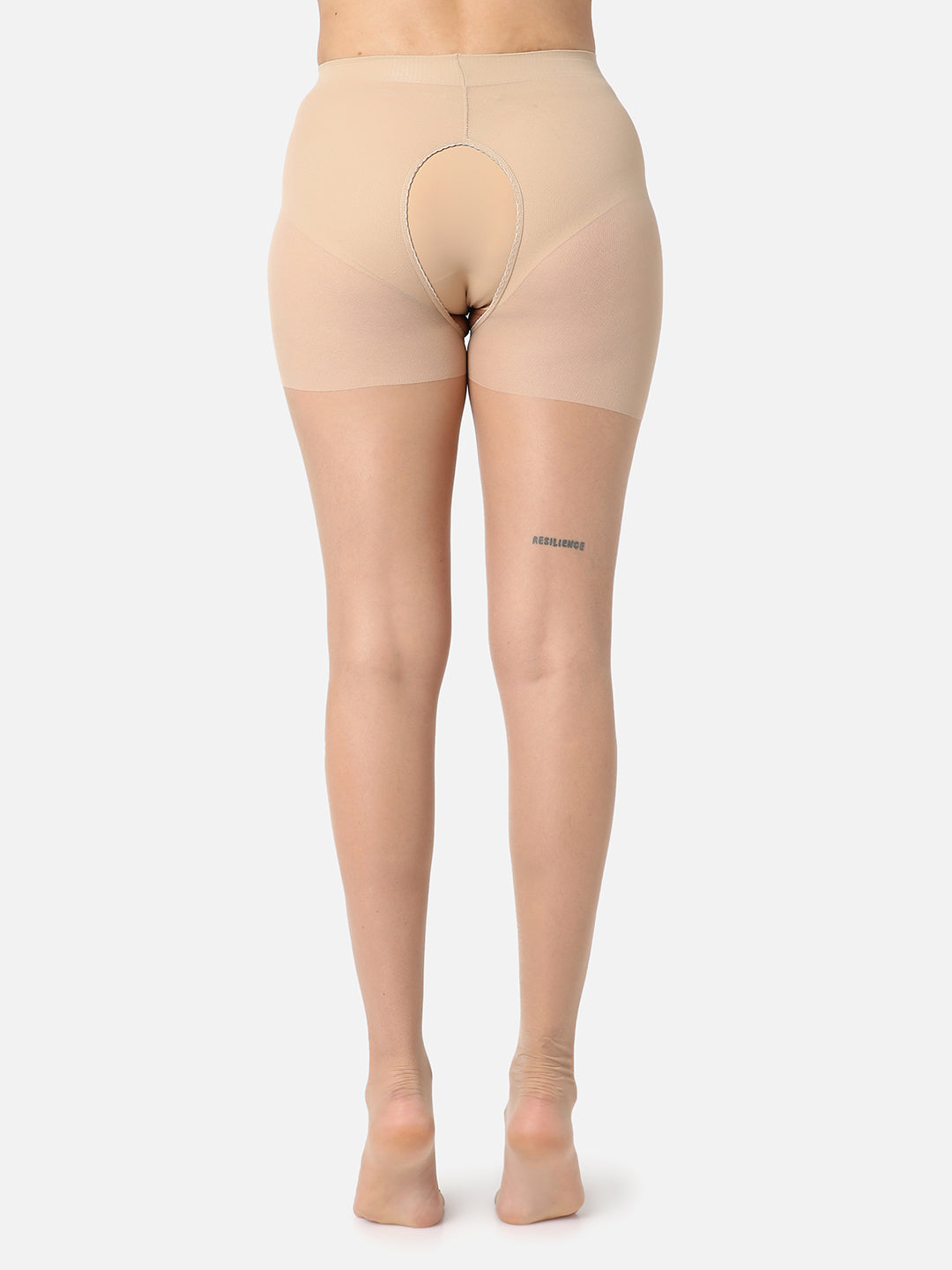 Nude Solid Sheer Stockings