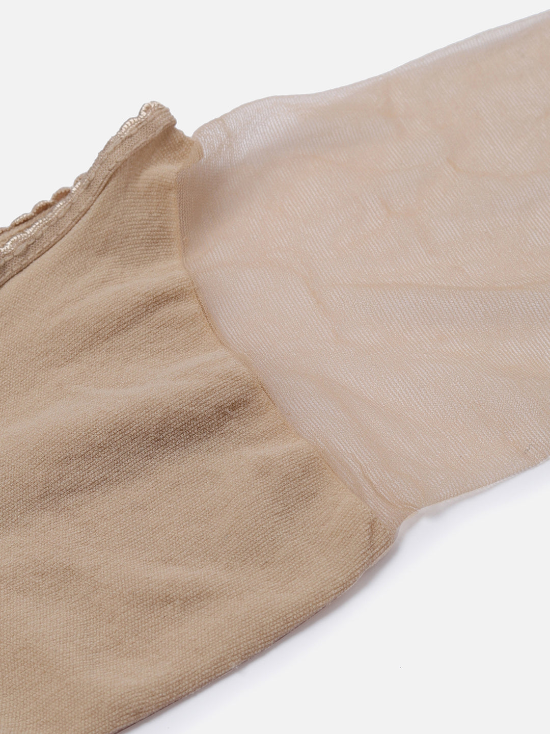 Nude Solid Sheer Stockings