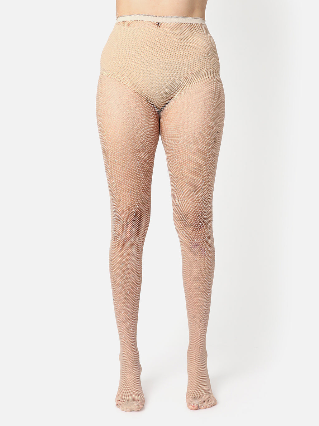 Embellished Fishnet Stockings