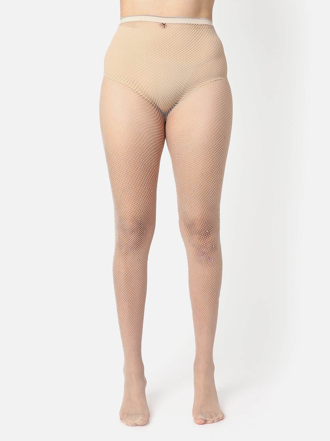 Embellished Fishnet Stockings