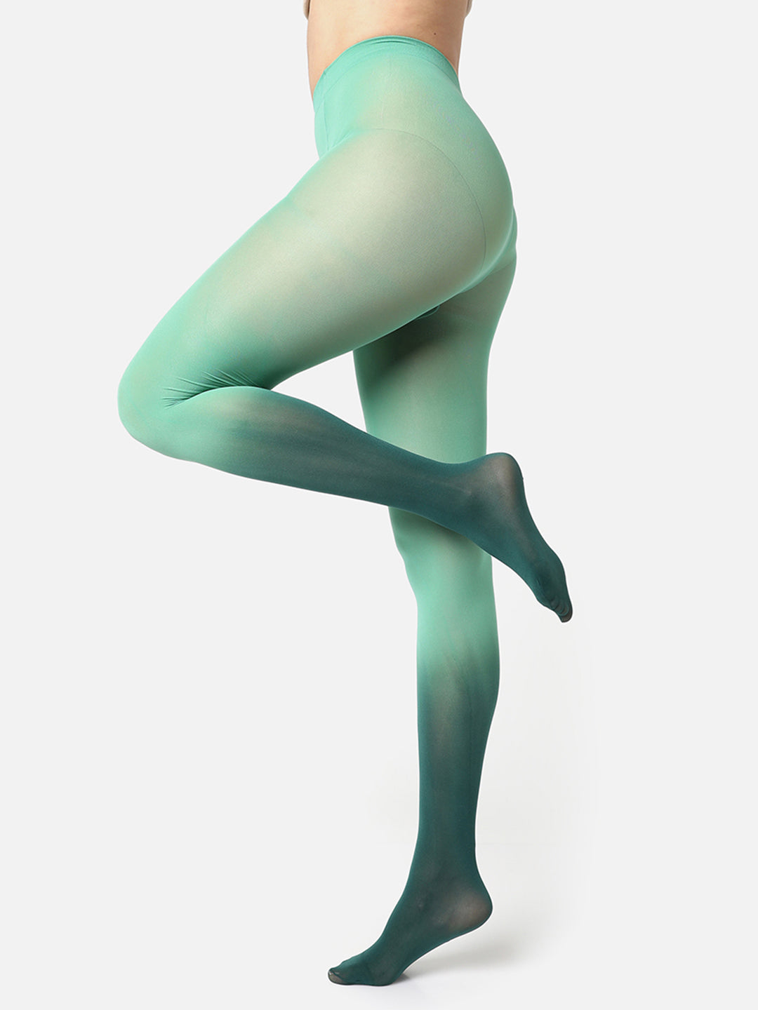 Double Tone Green Stockings