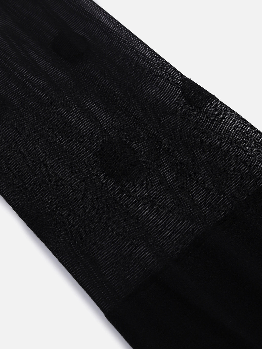 Black Printed Sheer Stockings