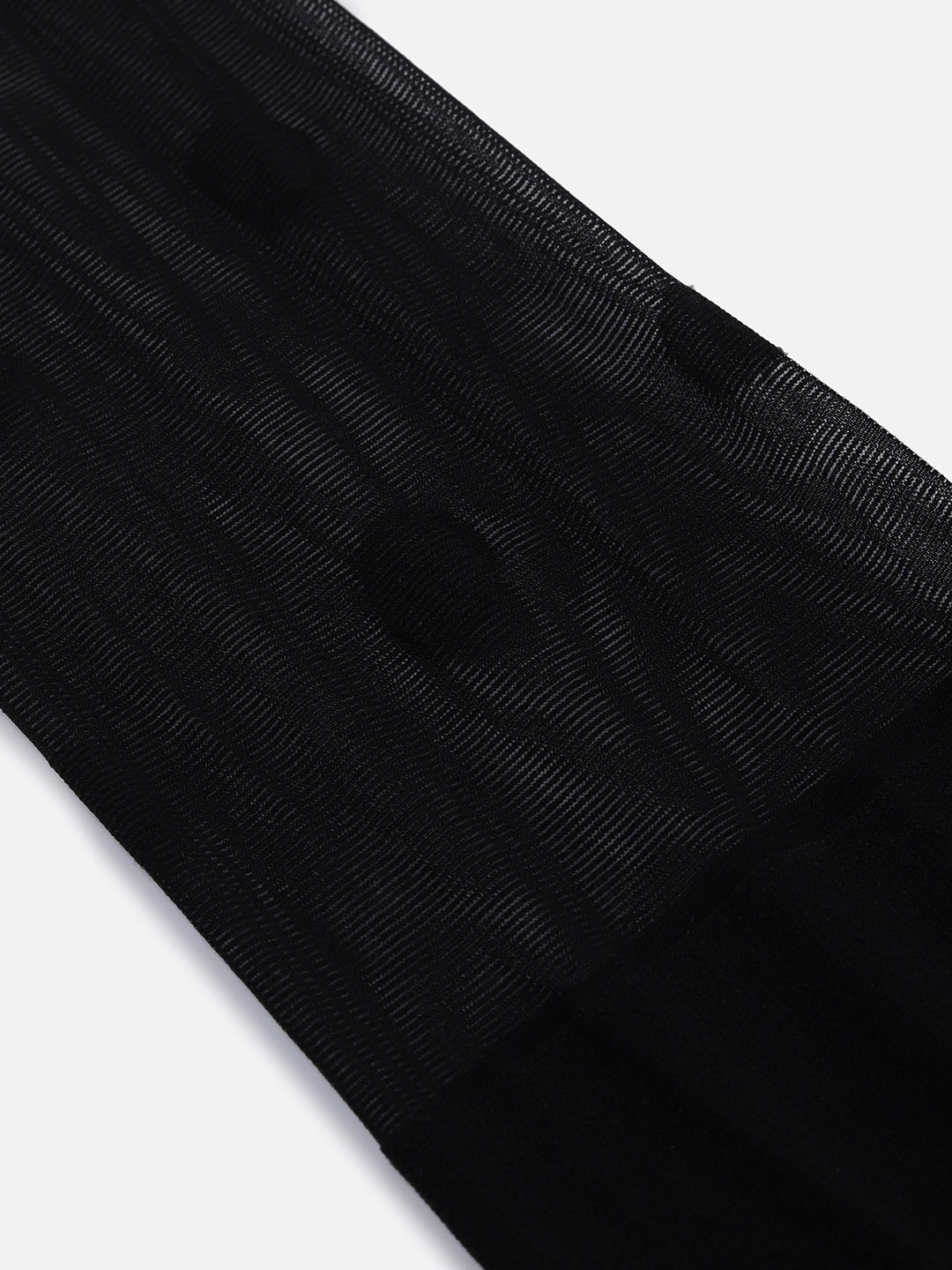 Black Printed Sheer Stockings