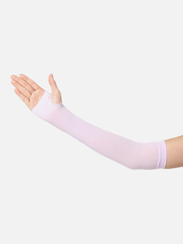 Purple Solid Detachable Arm Sleeves