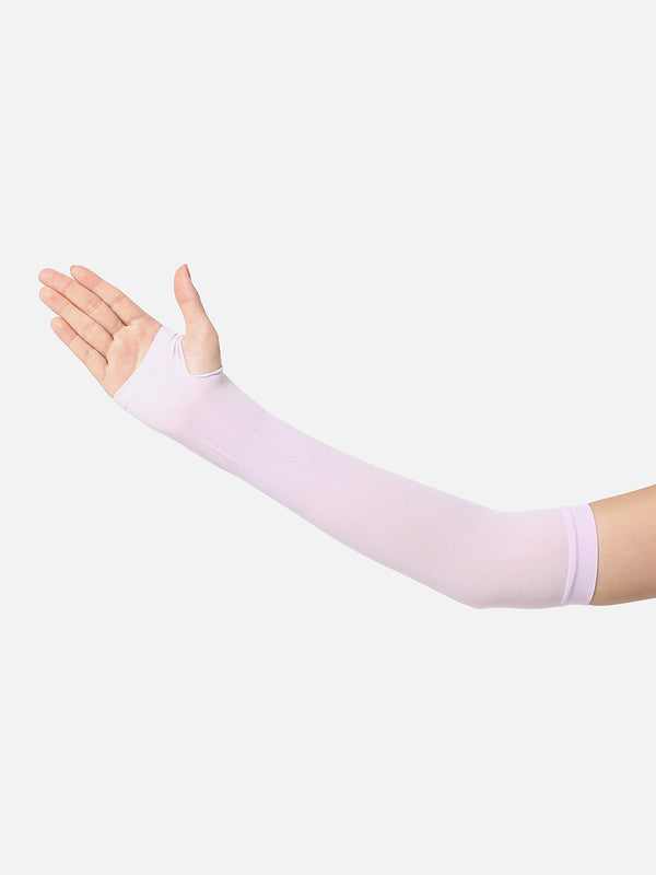 Purple Solid Detachable Arm Sleeves