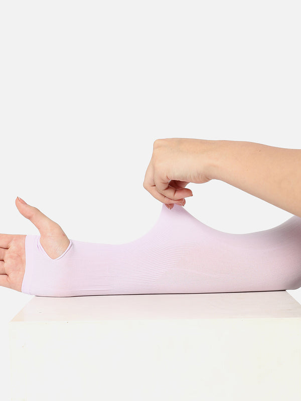 Purple Solid Detachable Arm Sleeves