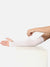 WOMEN WHITE SOLID DETACHABLE ARM SLEEVES