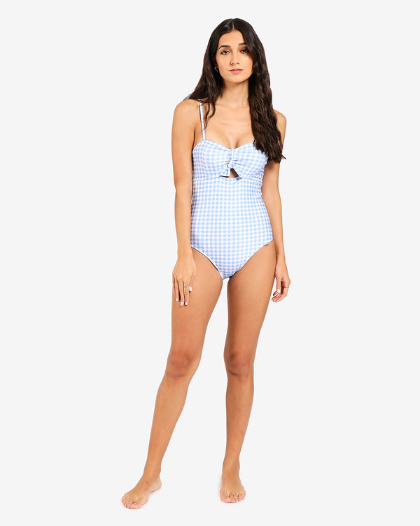 One Piece Tie-Up Detailing Swimsuit