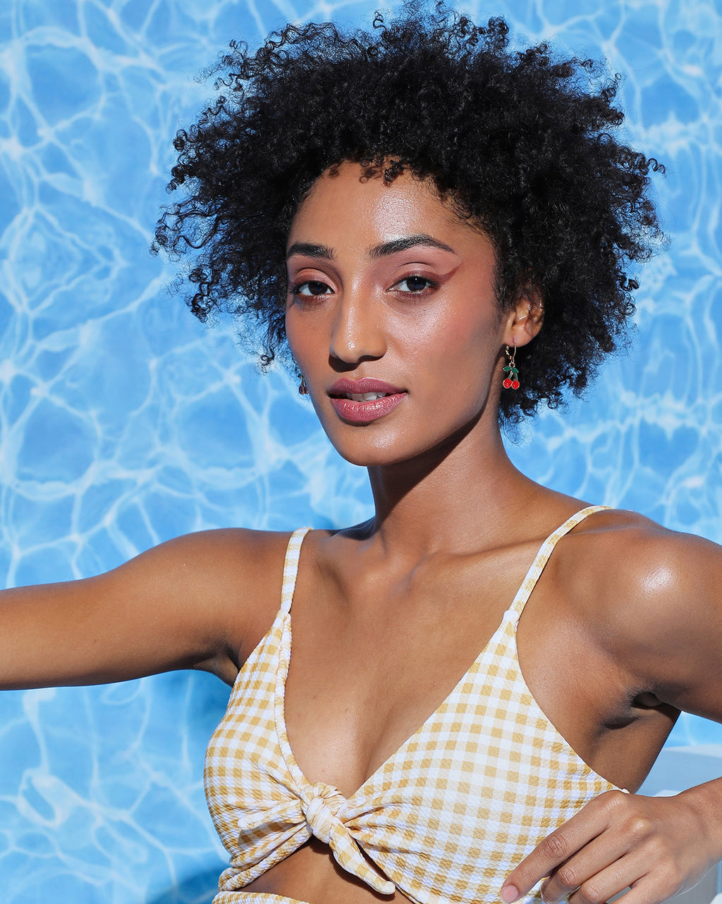 One Piece Tie-Up Detailing Swimsuit