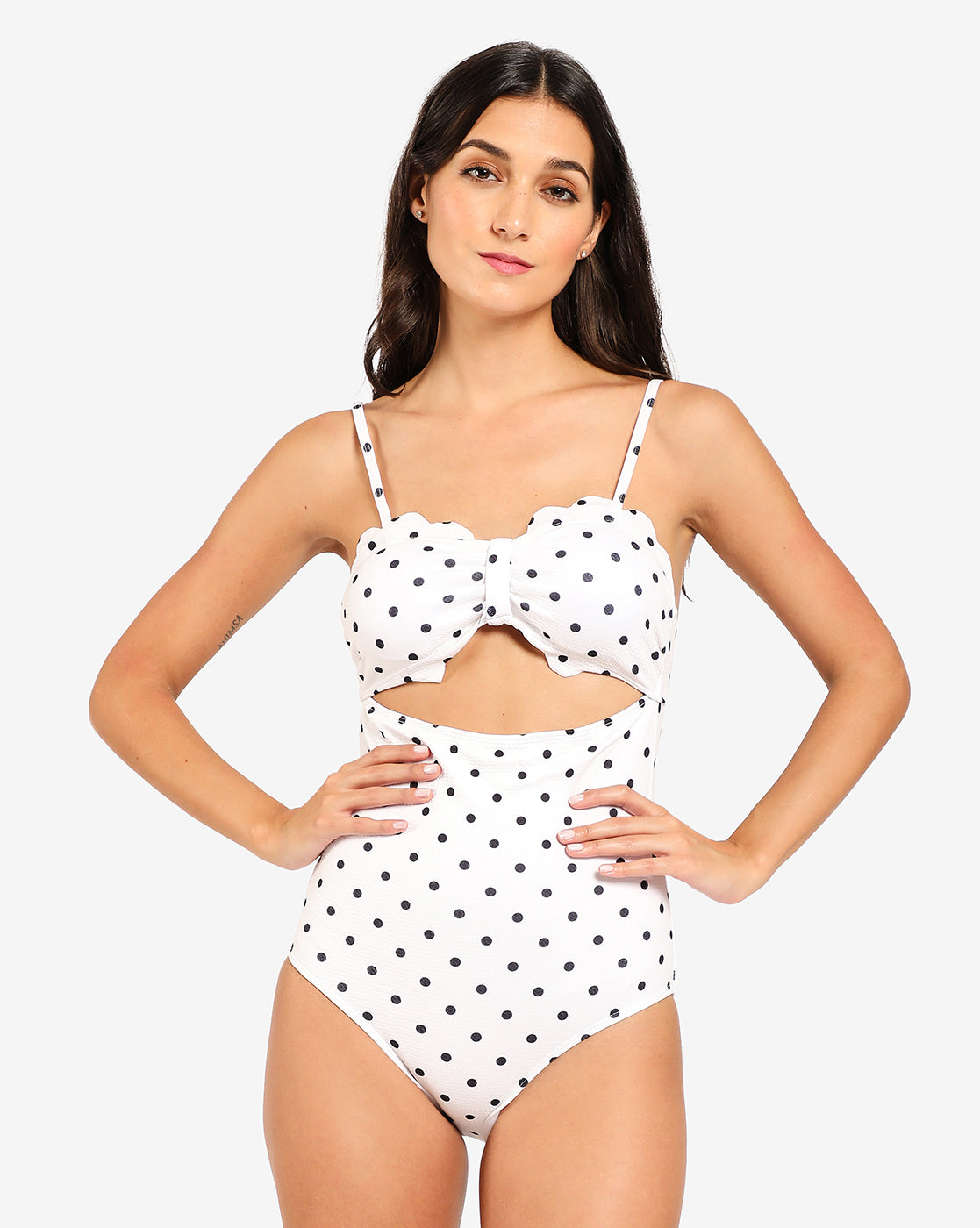 Polka Dot One Piece Swimsuit