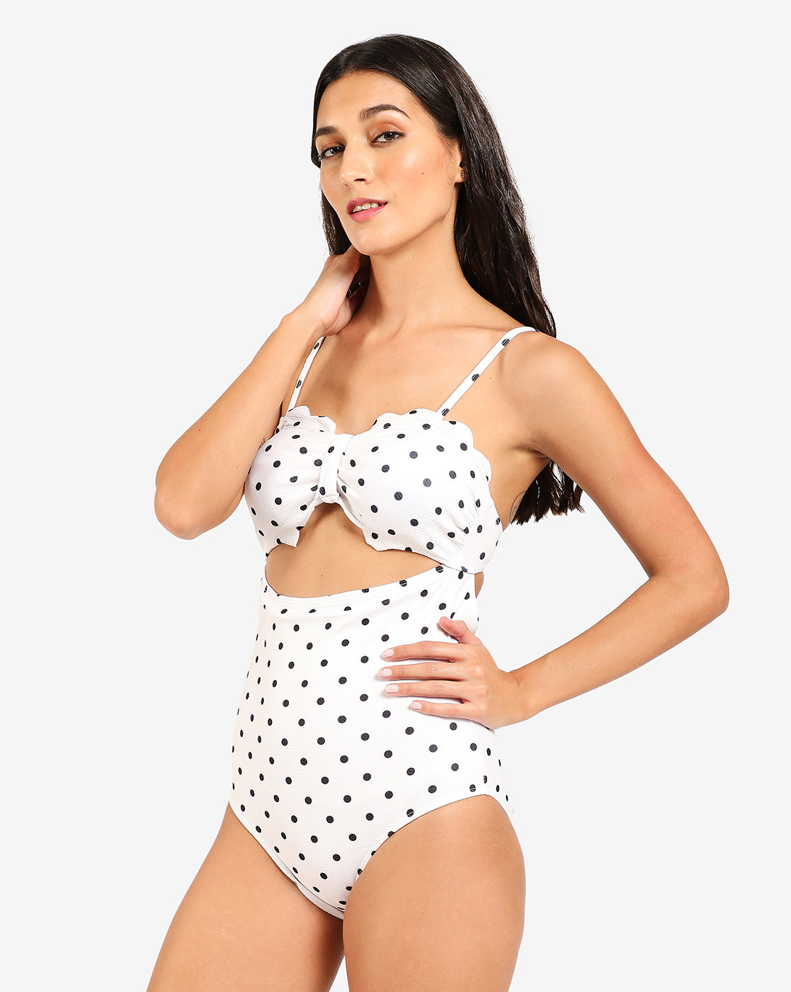 Polka Dot One Piece Swimsuit