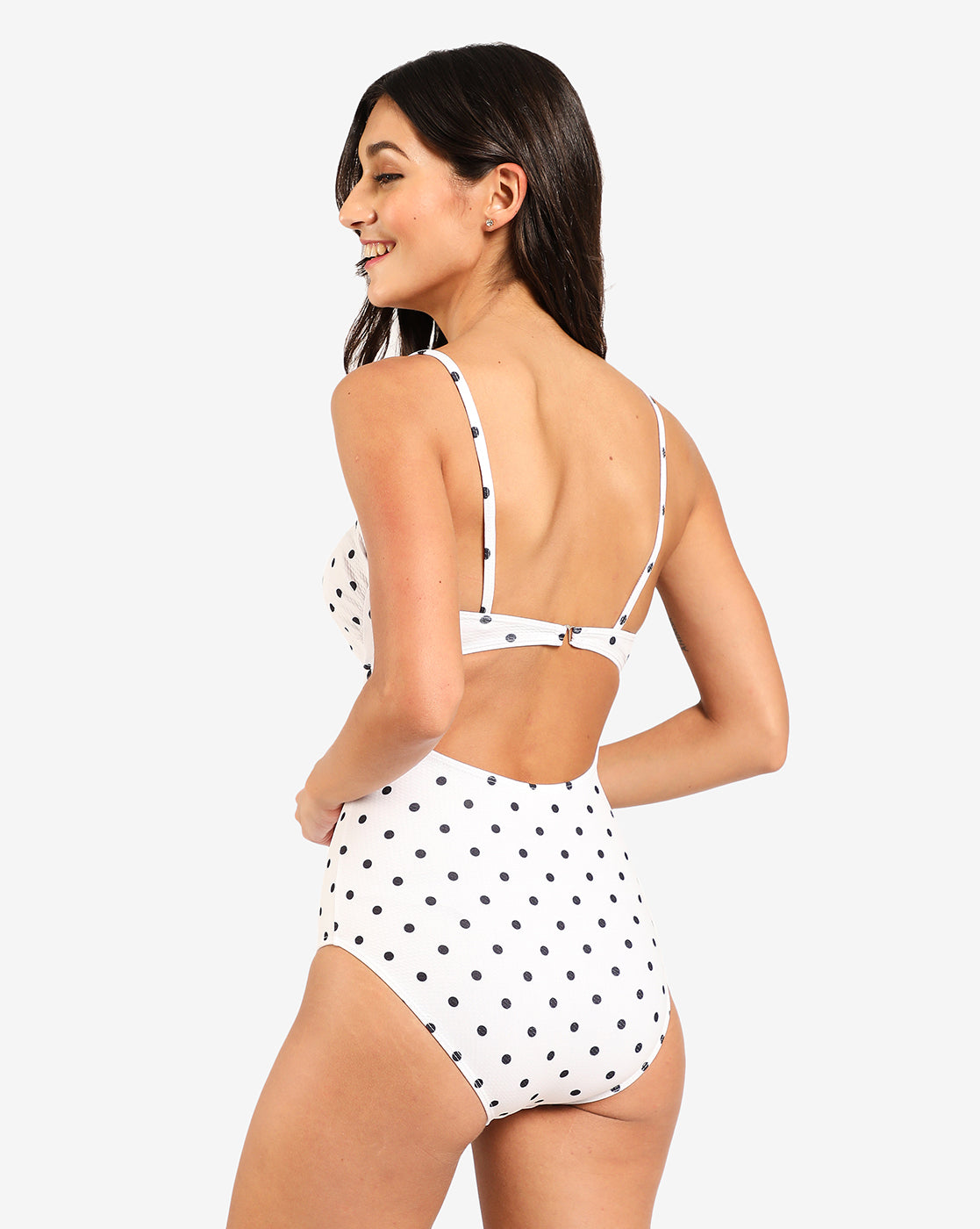 Polka Dot One Piece Swimsuit