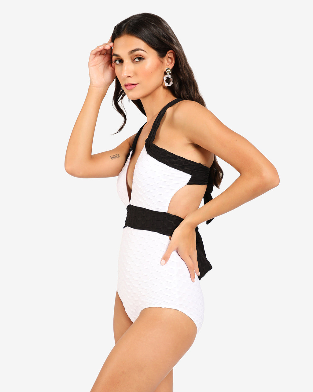 Plunge Neck Multi Wear Swimsuit