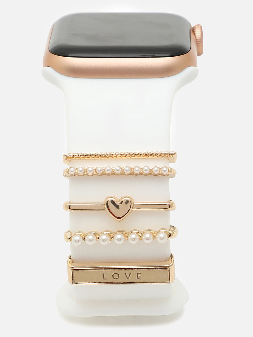 Alaina Heart Embellished Glide Charm