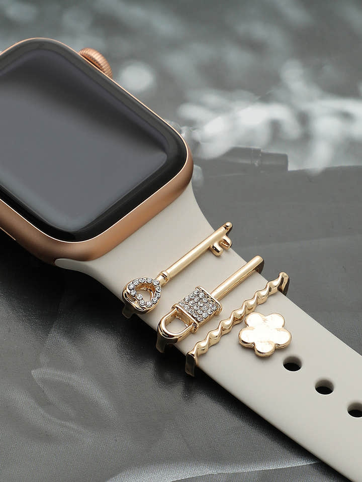 Aurelia Lock & Key Embellished Glide Charm