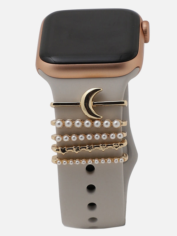 Luna Moon Embellished Glide Charm