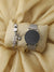 Sleek Grey Analog Round Dial With Metal Mesh Strap Watch & Bracelet